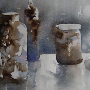 Alte Gefäße 46 x 32cm
