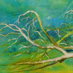 Ast im Afritzer See 46 x 32cm