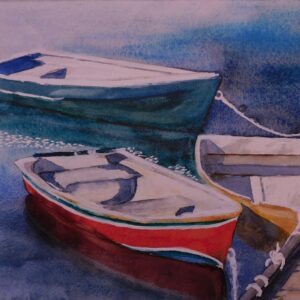 Boote 46x32 cm
