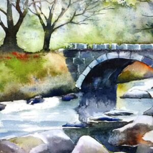 Brücke Cornwall 46 x 32cm
