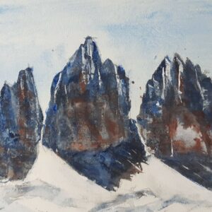Drei Zinnen 46 x 32cm