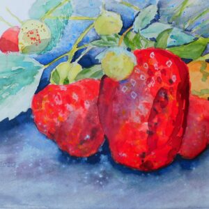 Erdbeeren 46x32 cm