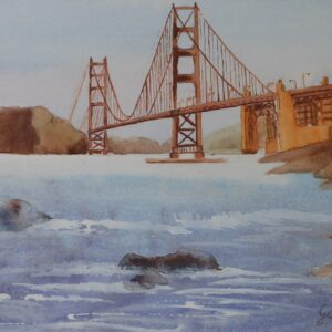 Golden Gate 46 x 32cm