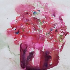 Hortensien 46x32 cm