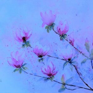 Magnolien 46x32 cm