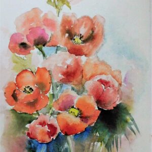 Mohn 46x32 cm