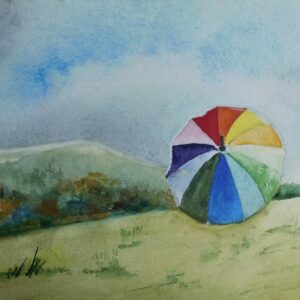 Sonnenschirm 46x32 cm
