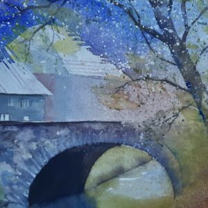 Steinerne Brücke 46 x 32cm
