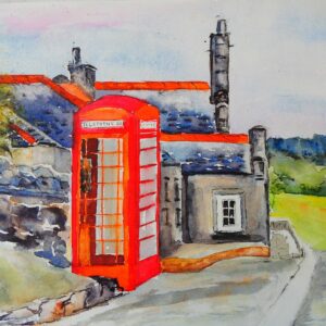 Telefonzelle Irland 46 x 32cm