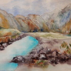 Unbek. Landschaft2 46 x 32cm