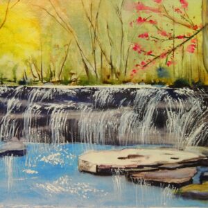 Wasserfall 46 x 32cm