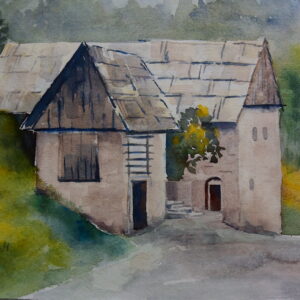 Weg-z.-Ruine-Finkenstein 46x32 cm