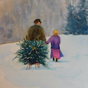 Weihnacht 46 x 32cm