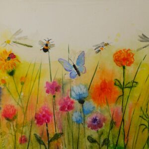 Blumenwiese 46x32